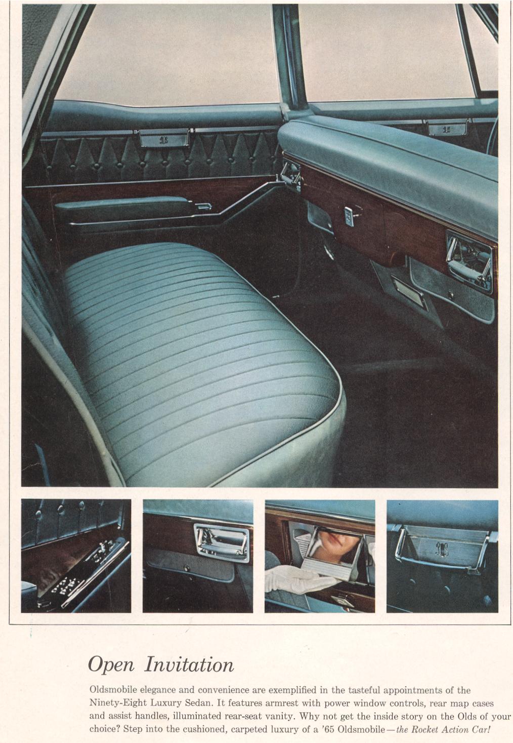 1965 Oldsmobile Motor Vehicles Brochure Page 2